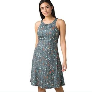 Prana Skypath Dress in Chalkboard Sketch size Medium